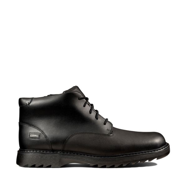 Clarks Boys Asher Walk Youth School Shoes Black | USA-8416350